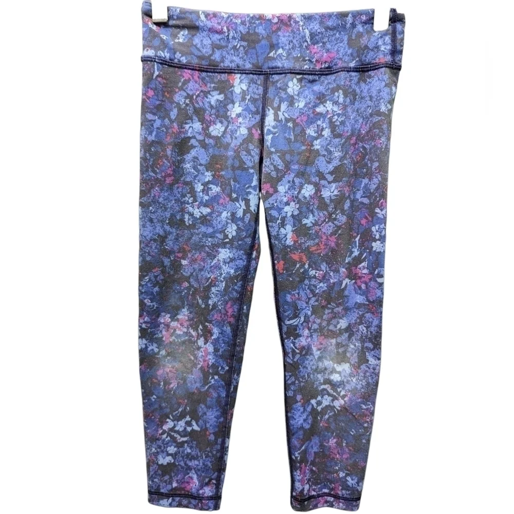 Ivivva by Lululemon Girl's Printed Leggings Sz 10